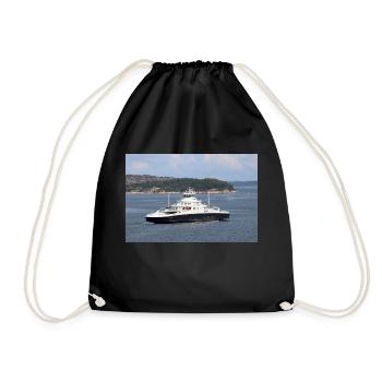 Møkstrafjord - Drawstring Bag - black - Front