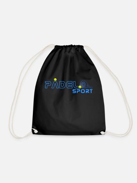 Padel sport 5 - Drawstring Bag - black
