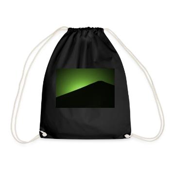 Vert clair de lune - Sac de sport léger - noir - Devant