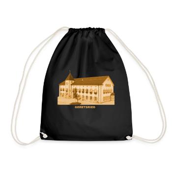 Geretsried Town Hall Upper Bavaria Bad Tölz Bavaria - Drawstring Bag - black - Front