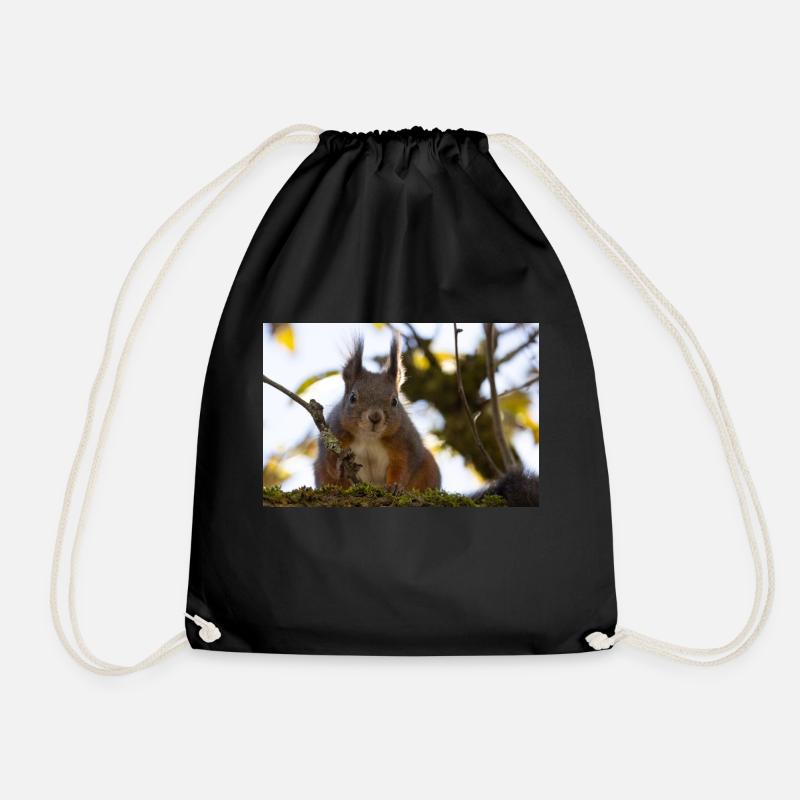 Oachkatzl / Écureuil - Sac de sport léger - noir