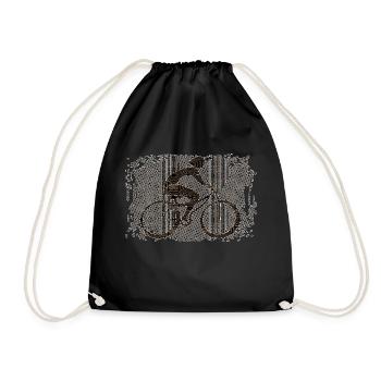 Cycliste - Sac de sport léger - noir - Devant