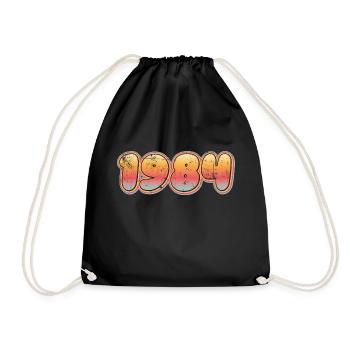 Millésime 1984 - Sac de sport léger - noir - Devant