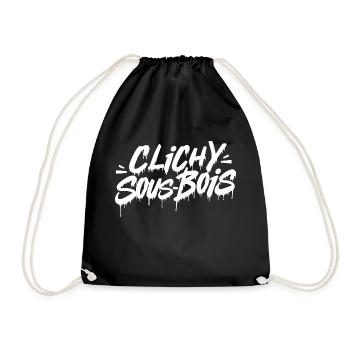 Clichy-sous-bois - Sac de sport léger - noir - Devant