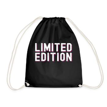 Limited Edition - Drawstring Bag - black - Front