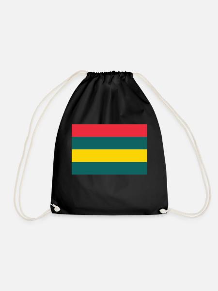 Insel Mauritius / Flagge von Mauritius - Turnbeutel - Schwarz