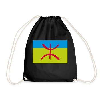 Drapeau Berbère Amazigh Algérie - Sac de sport léger - noir - Devant