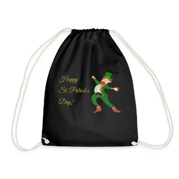 Fête de la Saint-Patrick - Sac de sport léger - noir - Devant