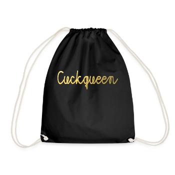 Cuckqueen BDSM Dom Sous-marin - Sac de sport léger - noir - Devant