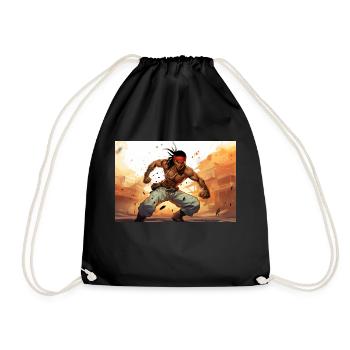 Kenuah Attack - Drawstring Bag - black - Front