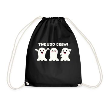 ghost boo crew - Turnbeutel - Schwarz - Vorne