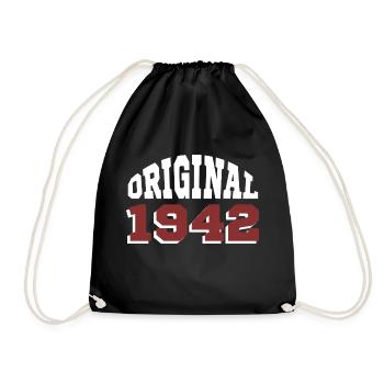 Original 1942 - Turnbeutel - Schwarz - Vorne