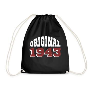 Original 1943 - Turnbeutel - Schwarz - Vorne