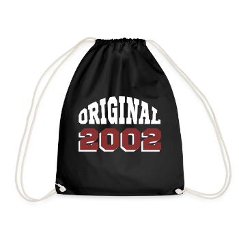 Original 2002 - Drawstring Bag - black - Front