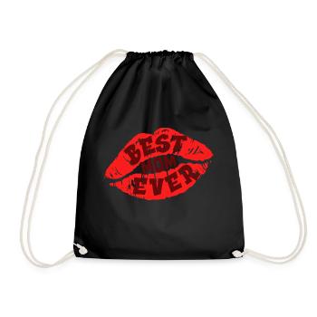 Mom - Drawstring Bag - black - Front