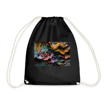 Vivid Mold : un kaléidoscope de beauté naturelle - Sac de sport léger - noir - Devant