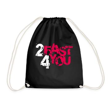 Trop vite pour toi Dire 2 Trop vite 4 pour toi - Sac de sport léger - noir - Devant