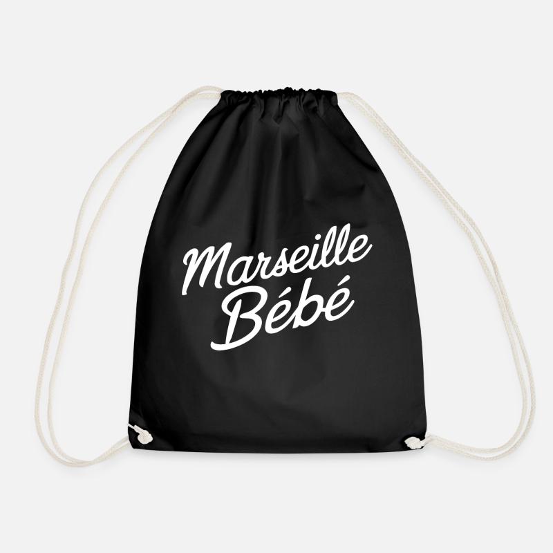 Marseille bébé - Sac de sport léger - noir