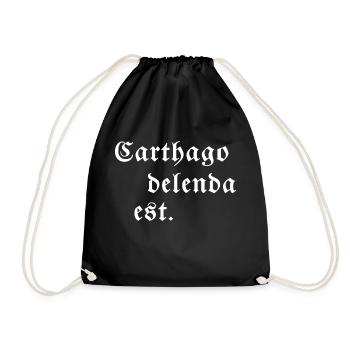 Carthago Delenda East - Drawstring Bag - black - Front