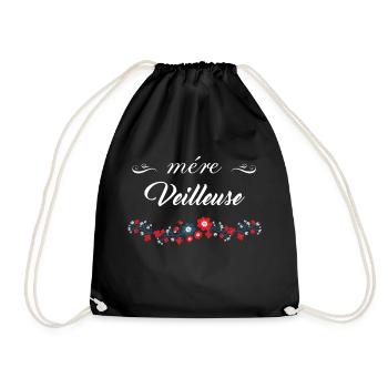 Mere Veilleuse - tshirt - the original - Sac de sport léger - noir - Devant