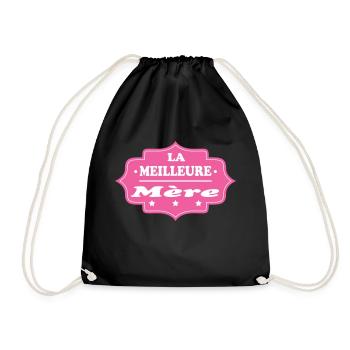 LA MEILLEURE Mère - Sac de sport léger - noir - Devant