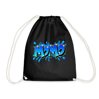 Graffiti Name MOMO printable on evrything - Sac de sport léger - noir - Devant