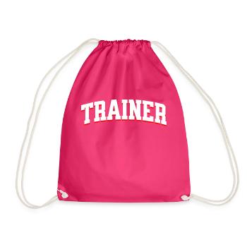 ENTRAÎNEUR - Sac de sport léger - fuchsia - Devant