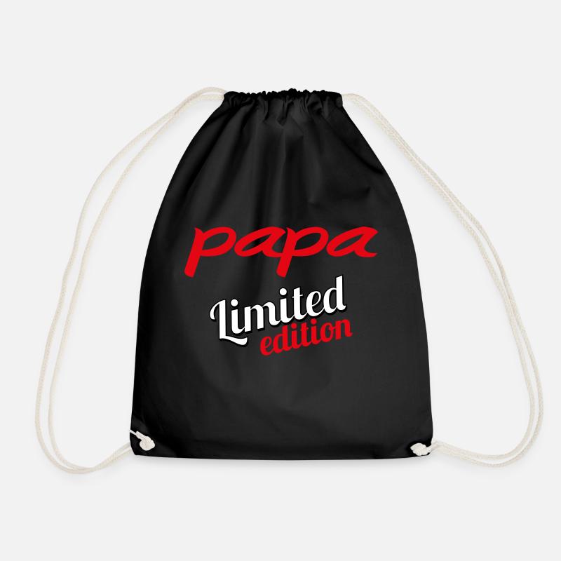 PAPA LIMITED EDITION - Drawstring Bag - black