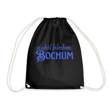 Bochum remain stable - Drawstring Bag - black - Front