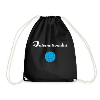 INTERNATIONALIST - Drawstring Bag - black - Front