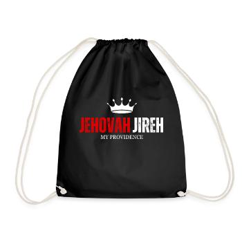 jehovah jireh my providence 1 - Sac de sport léger - noir - Devant