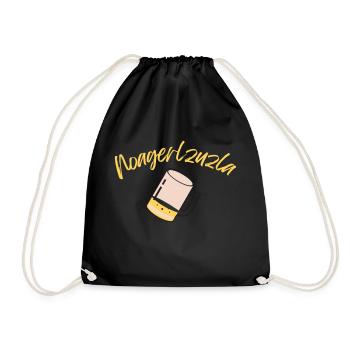Noagerlzuzla - Turnbeutel - Schwarz - Vorne