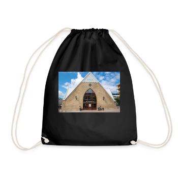 Feskekörka fishmarket Gothenburg City (Göteborg) - Drawstring Bag - black - Front
