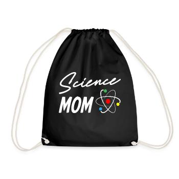 Science Mom - Drawstring Bag - black - Front
