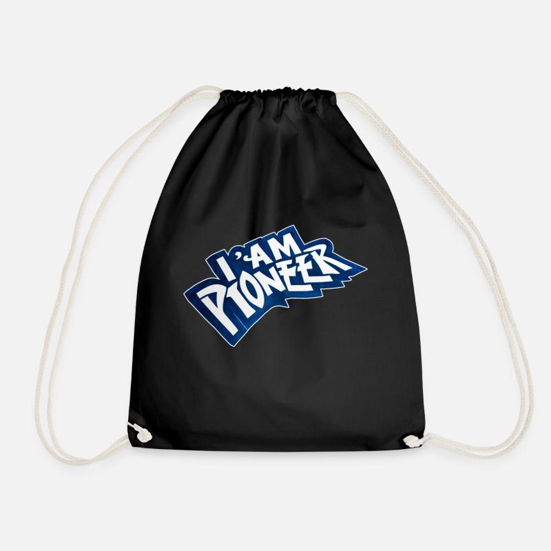 Ich bin ein Pionier - Turnbeutel - Schwarz