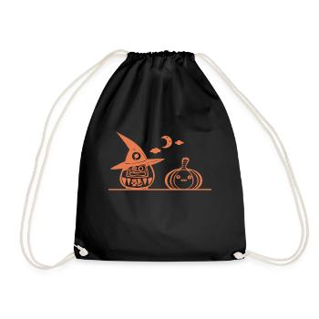 Halloween Japan 2 - Drawstring Bag - black - Front