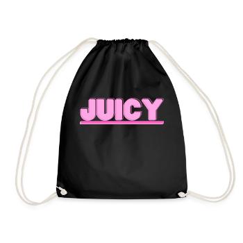 JUICY - Turnbeutel - Schwarz - Vorne