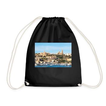 Gozo (Għawdex) Île de Mġarr Għajnsielem ville de Malte - Sac de sport léger - noir - Devant
