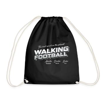Walking Football - The Best Sport On The Planet - Drawstring Bag - black - Front