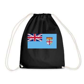 Fiji - Drawstring Bag - black - Front