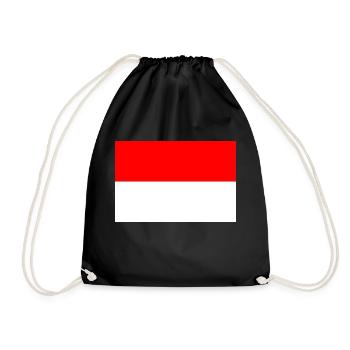 Indonésie - Sac de sport léger - noir - Devant