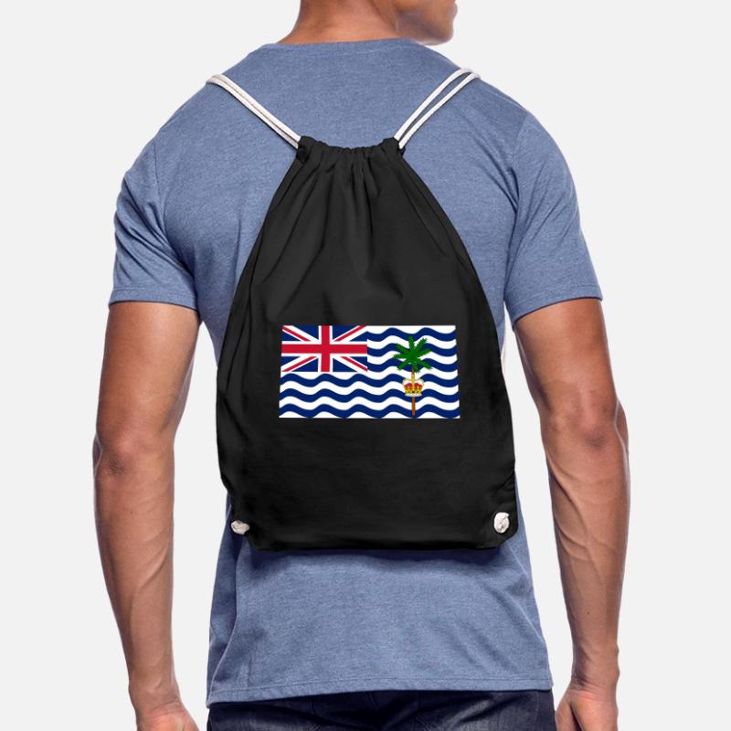 British Indian Ocean Territory Drawstring Bag