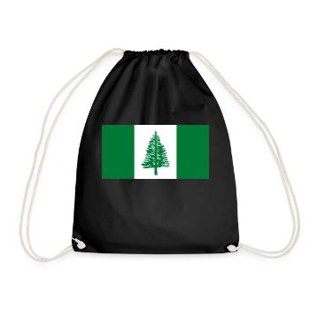 Norfolk Island - Drawstring Bag - black - Front