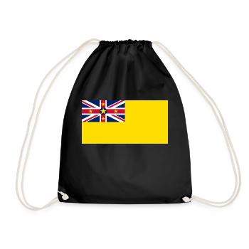 Niue - Turnbeutel - Schwarz - Vorne