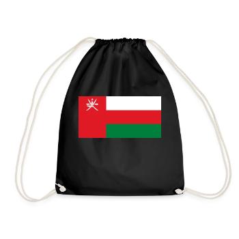 Oman - Drawstring Bag - black - Front