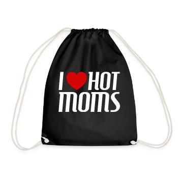 J’adore les mamans sexy - Sac de sport léger - noir - Devant