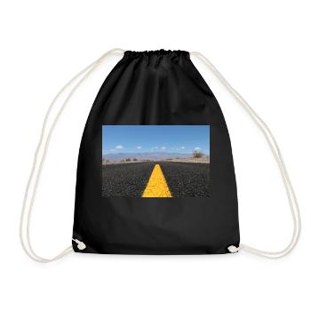 Road , Road Trip, Timeless, j - Drawstring Bag - black - Front