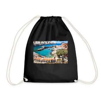 LES GOUDES - Sac de sport léger - noir - Devant
