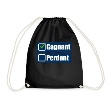 Gagnant - Sac de sport léger - noir - Devant