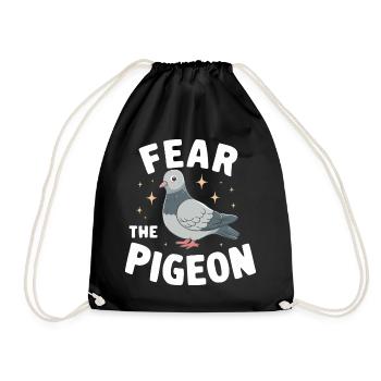 Pigeon Pigeons Animal Oiseau - Sac de sport léger - noir - Devant
